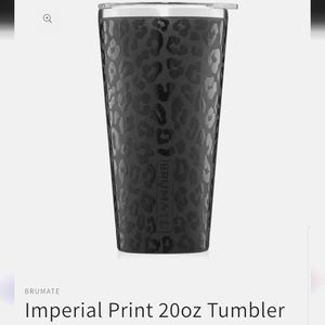 BRYMATE imperial print onyx leopard 20oz